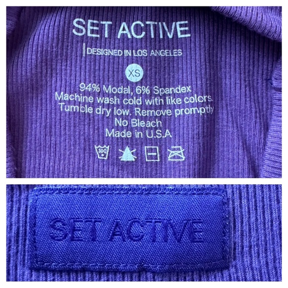 SET ACTIVE Racer Crop Tank - Picture 7 of 10